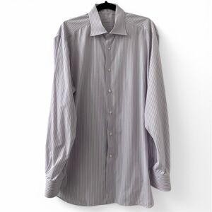 Ermenegildo Zegna Striped Button Down, 43/17